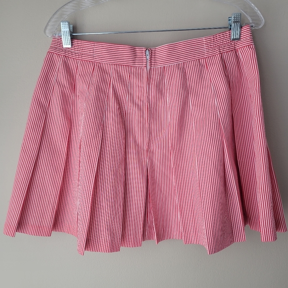VINTAGE Tail Active Red and White Striped Athletic Tennis Skirt Size 14 - Picture 5 of 9